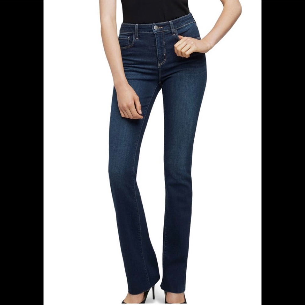 L’AGENCE Venus High Waist Raw Hem Jeans